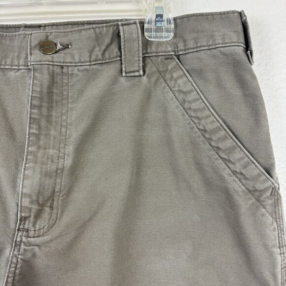 Carhartt B151 Loose Fit Canvas Utility Work Pant Carpenter Light Brown 36x30 - Picture 3 of 13